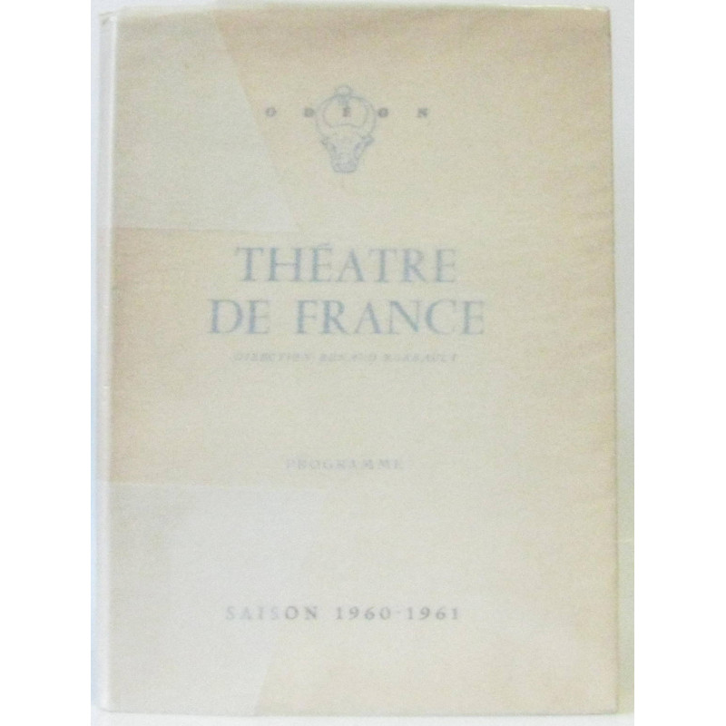 Théâtre de France Odéon programme : saison 1960-1961 (la question...