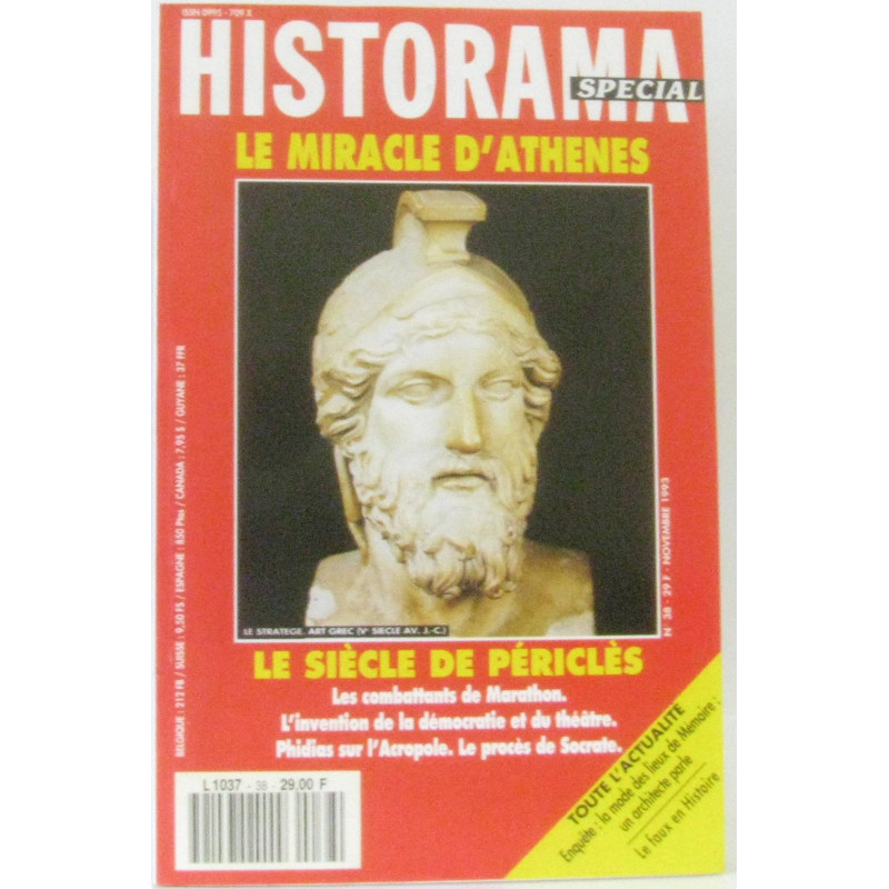 Historama le miracle d'Athènes le siècle de Périclès (numéro spécial