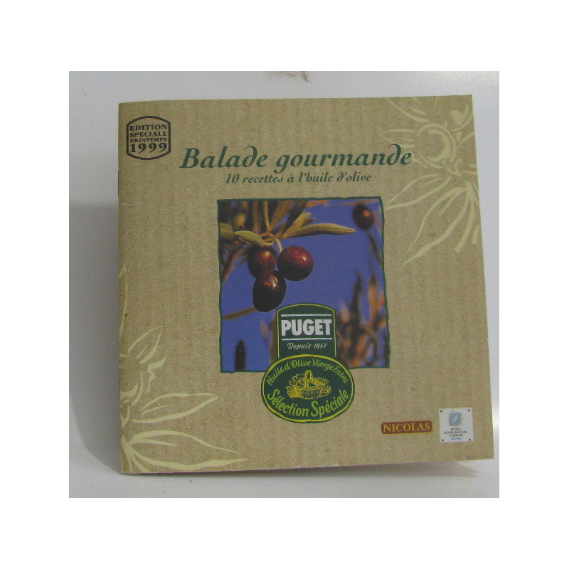 Balade gourmande 10 recettes à l'huile d'olive