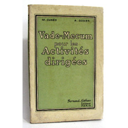Vade-mecum pour les activités dirigées