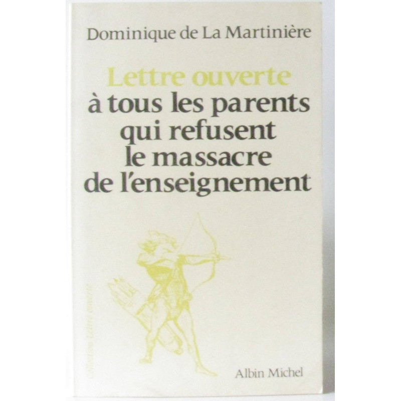 Lettre ouverte