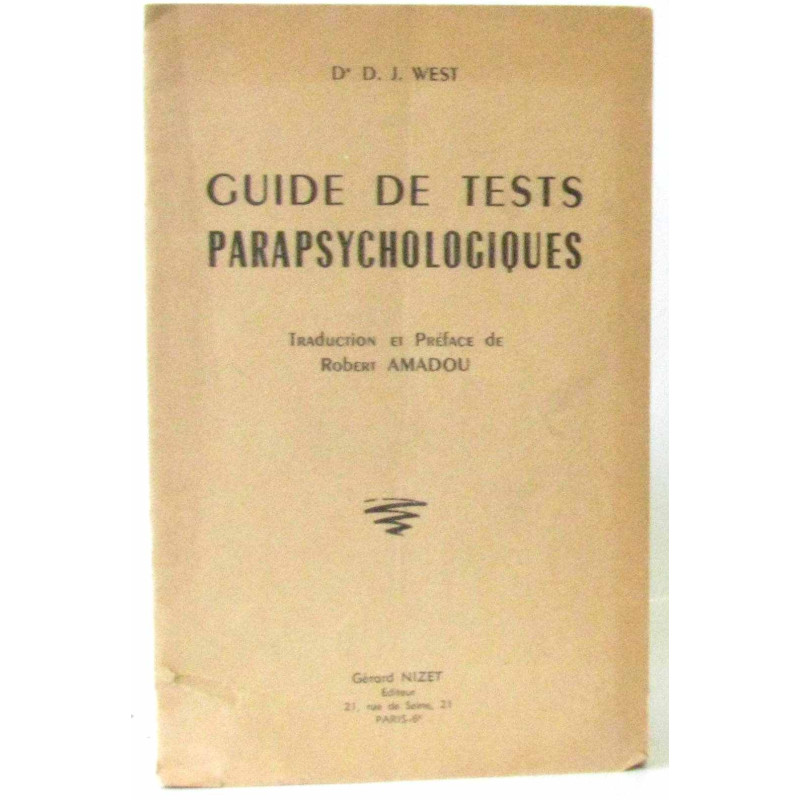 Guide de tests parapsychologiques