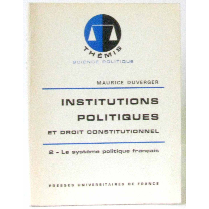 Institutions Politiques et droit constitutionnel