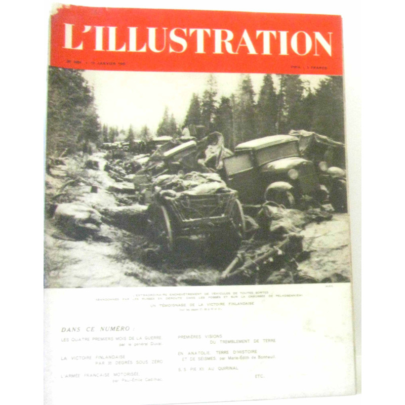 L'illustration n°5054 13 janvier 1940 (journal hebdomadaire...