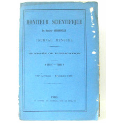 Moniteur Scientifique du Docteur Quesneville Journal Mensuel 20e...