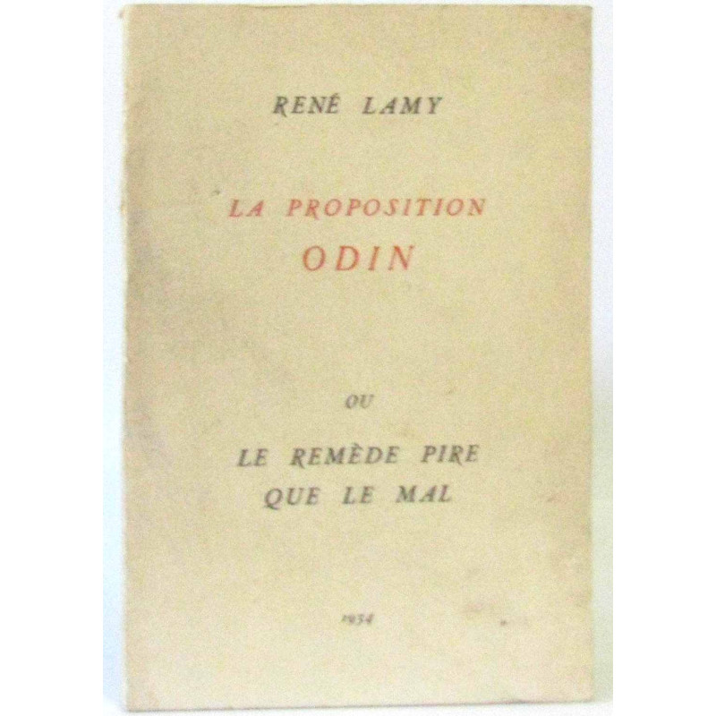 La proposition Odin ou le remède pire que le mal