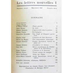 Les lettres nouvelles n°1 - Cesare Pavese Amos Kenan Henri...