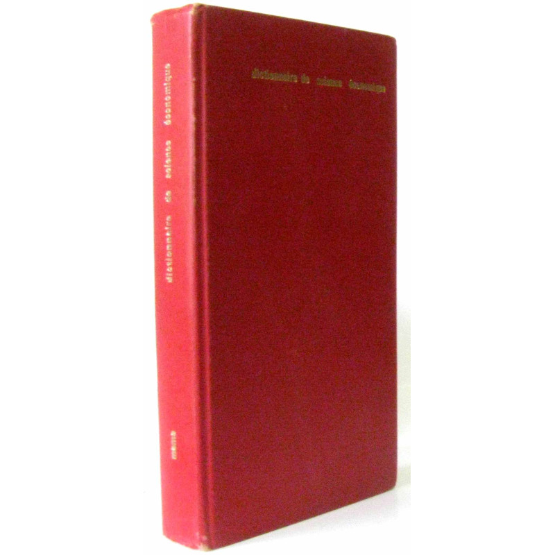 Dictionnaire de sciences économiques