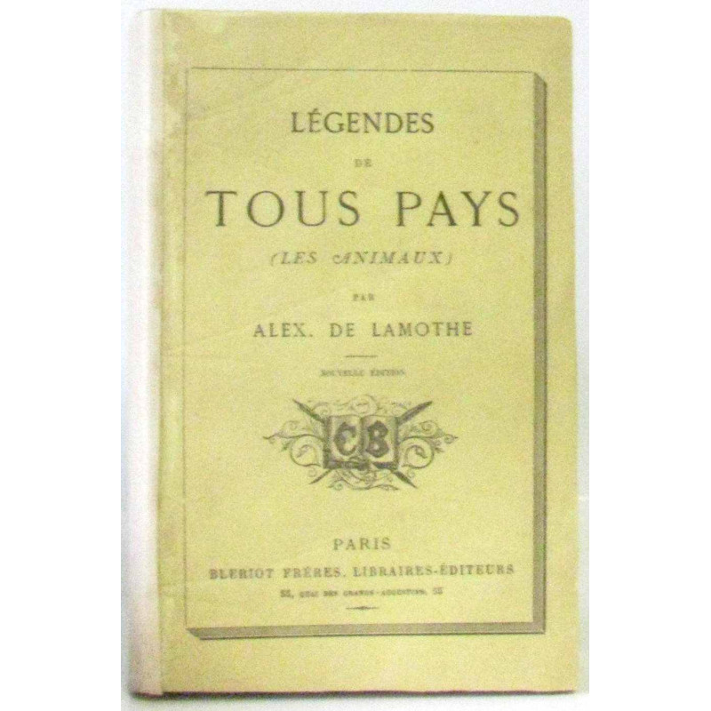Legendes de tous pays les animaux