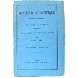 Moniteur Scientifique du Docteur Quesneville Journal Mensuel 20e...
