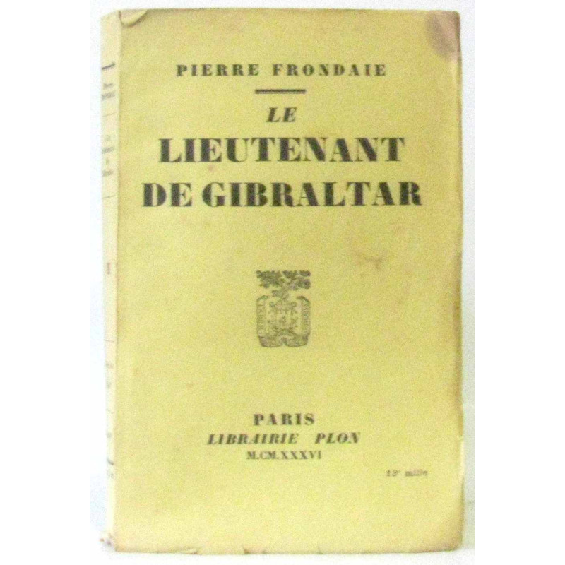 Le Lieutenant De Gibraltar