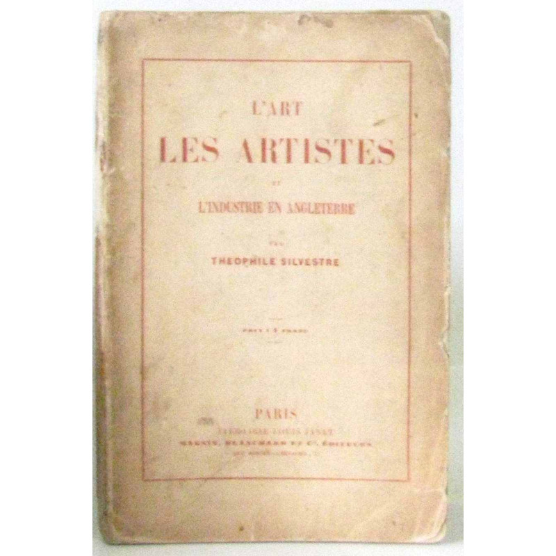 L'Art les artistes et l'industrie en Angleterre discours prononce...