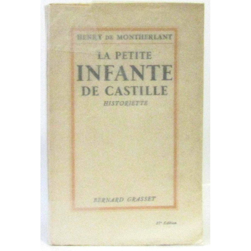 La petite infante de Castille historiette