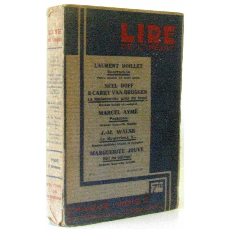 Lire de l'inédit n°1 Août 1931 (Bourrachon Doillet - La...