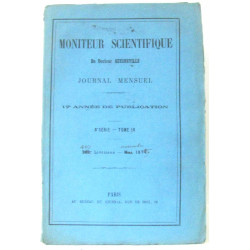 Moniteur Scientifique du Docteur Quesneville Journal Mensuel 20e...