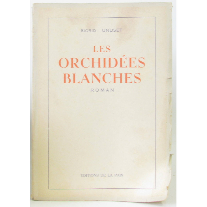 Les orchidées blanches