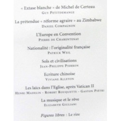 Etudes revue de culture contemporaine Mars 2003