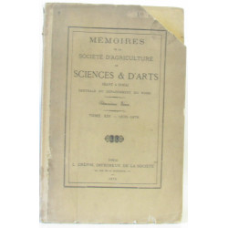 Mémoires de la société d'agriculture de sciences et d'arts séant à...