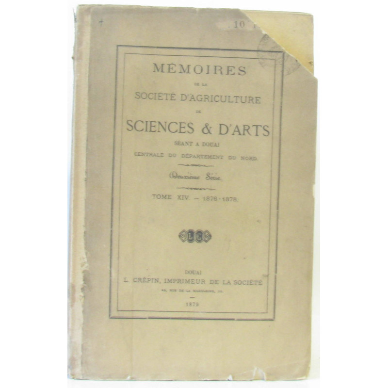 Mémoires de la société d'agriculture de sciences et d'arts séant à...