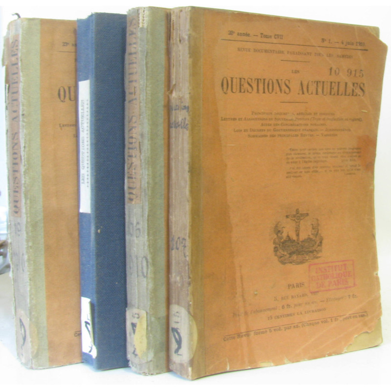 Les questions actuelles revue documentaire paraissant tous les...