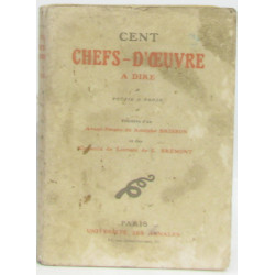 Cent chefs-d'oeuvre à dire (poésie prose)