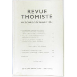 Revue thomiste octobre-décembre 2004