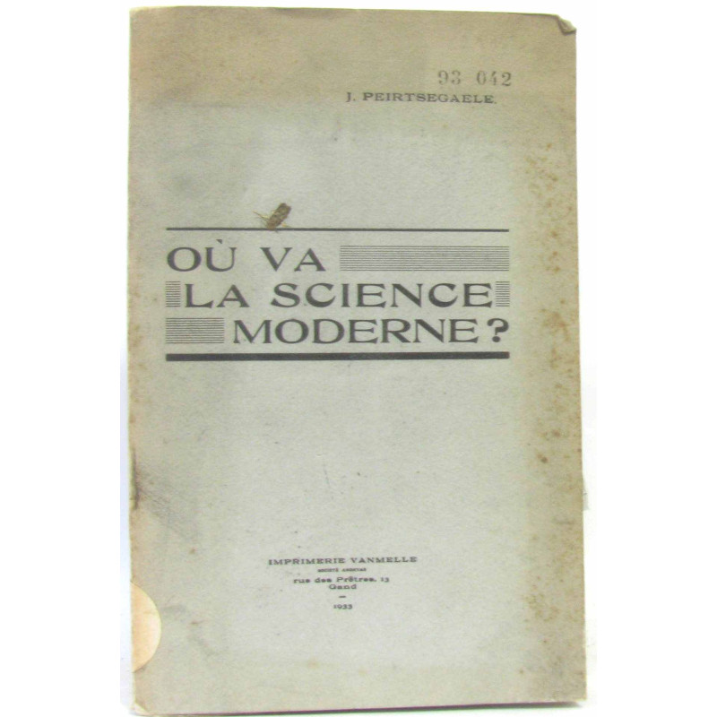 Où va la science moderne