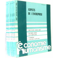 Économie et humanisme (année 1982 complète du n°263 au n°268)