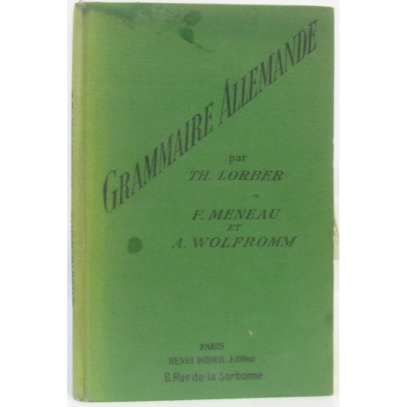 Grammaire allemande