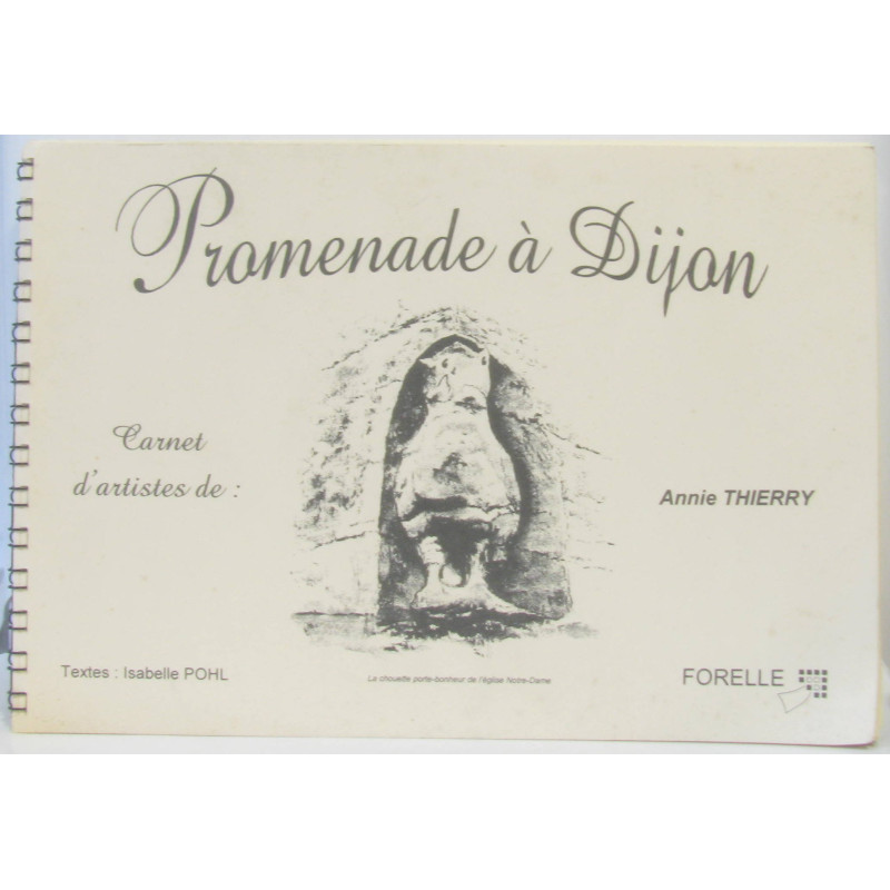 Promenade à Dijon carnet d'artistes de Annie Thierry