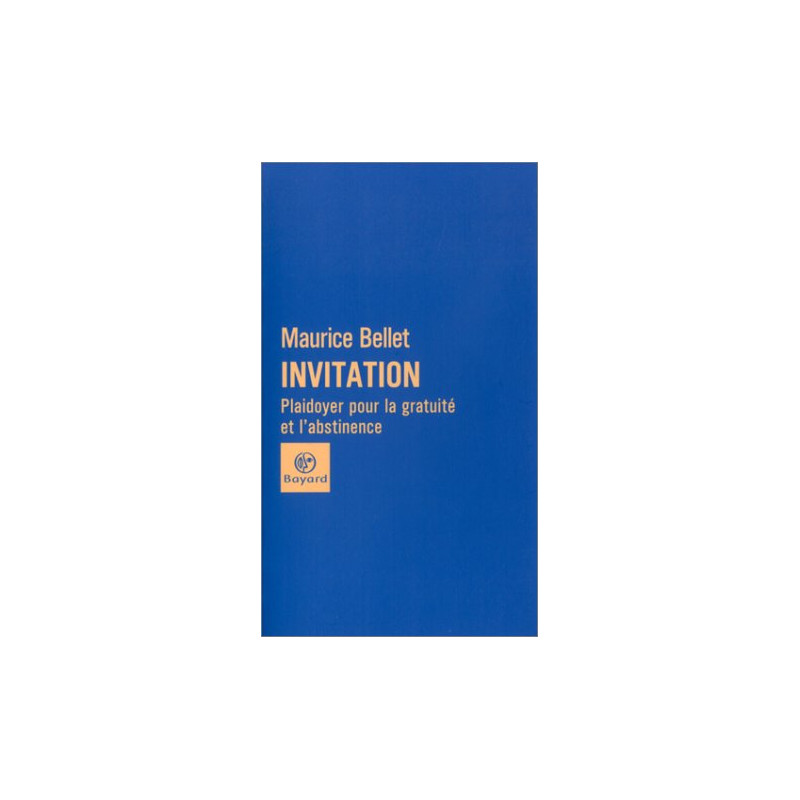 Invitation : Plaidoyer pour la gratuité et l'abstinence