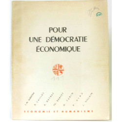Économie et humanisme n°111 mai juin 1958 Pour une démocratie...