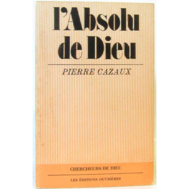 L'absolu de Dieu