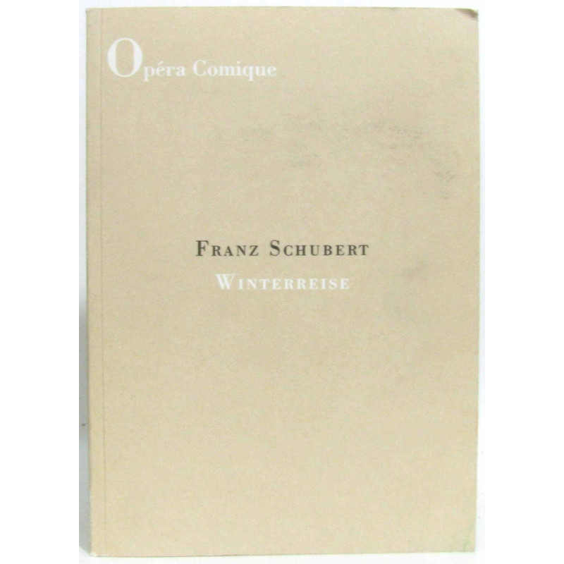 Winterreise (à Opéra comique)