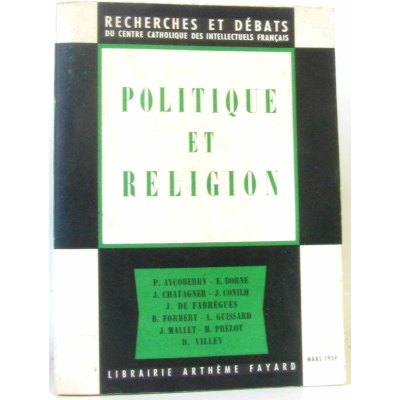 Politique et religion