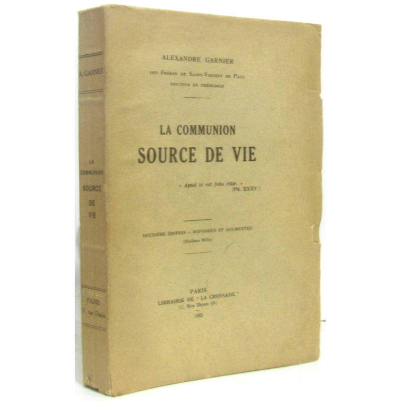 La communion source de vie