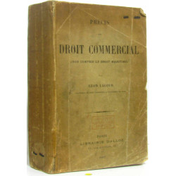 Précis de droit commercial (non compris le droit maritime)