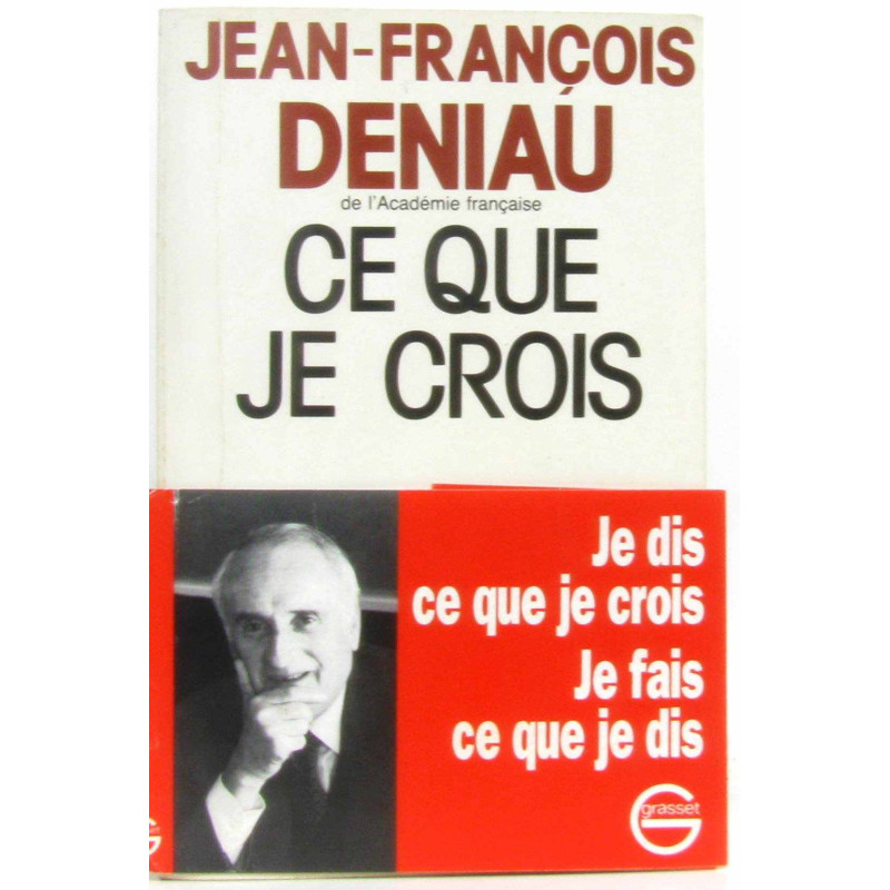 Ce que je crois