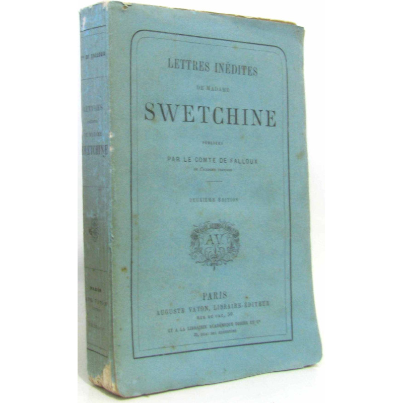Lettres inédites de Madame Swetchine