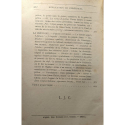 Explication du Pontifical (texte et commentaire) / souvenirs du...
