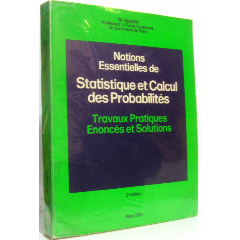 Notions essentielles de statistique et calcul - travaux Pratiques...