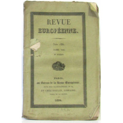 Revue Européenne - Juin 1834 Tome VIII n°XXXIV