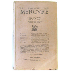 Mercure de France n°599 - Tome CLXIV 1er juin 1923