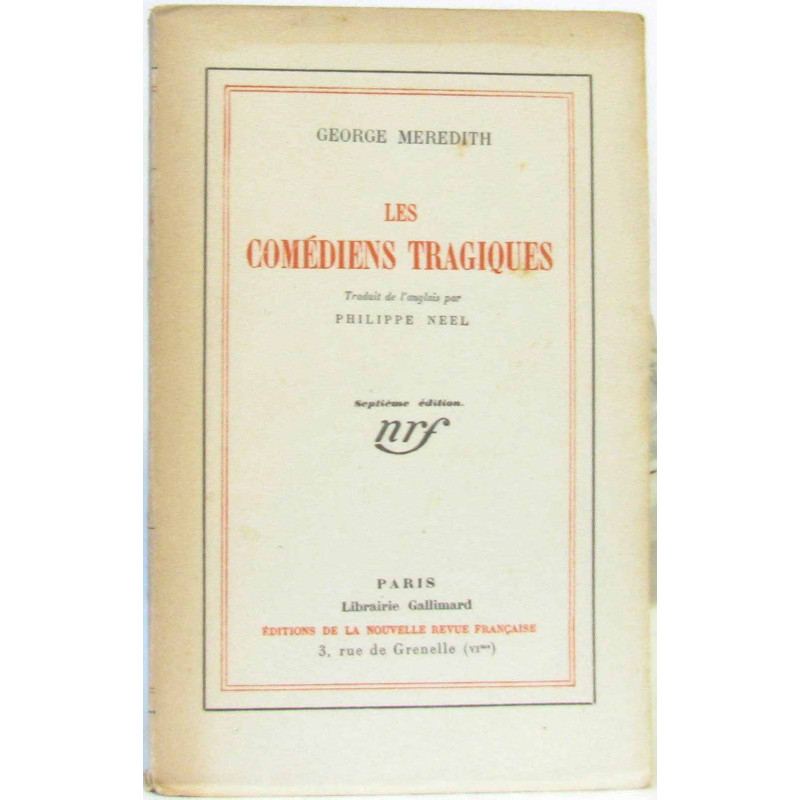 Les comédiens tragiques