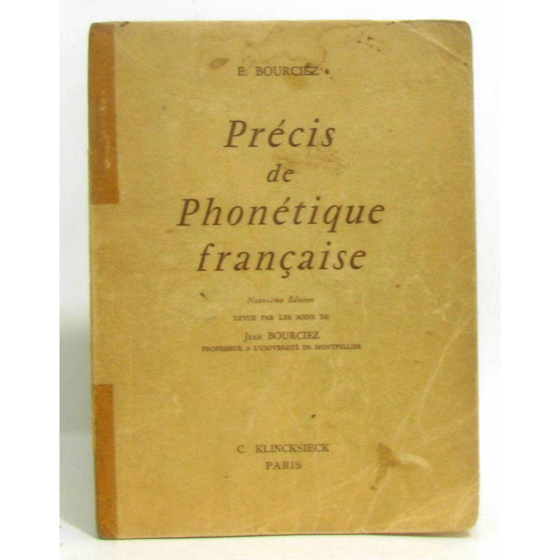 Précis de phonétique française