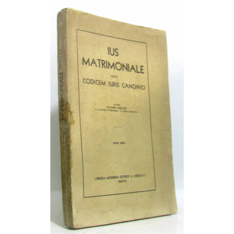 Ius matrimoniale iuxta Codicem iuris canonici