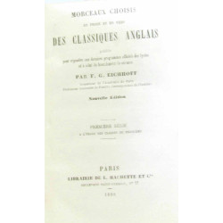 Morceaux choisis en prose et en vers des classiques anglais....