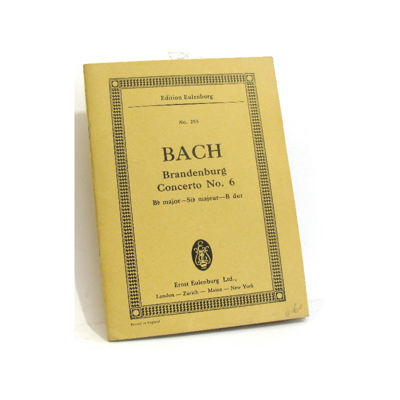 Bach brandenburg concerto no.6 Bb major