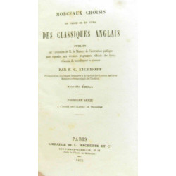 Morceaux choisis en prose et en vers des classiques anglais....