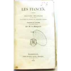 Les fiancés histoire milanaise tome V (tome cinquième)